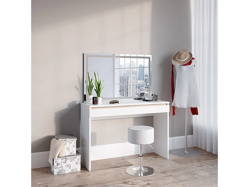 Tocador blanco 120x41.8x83 emma