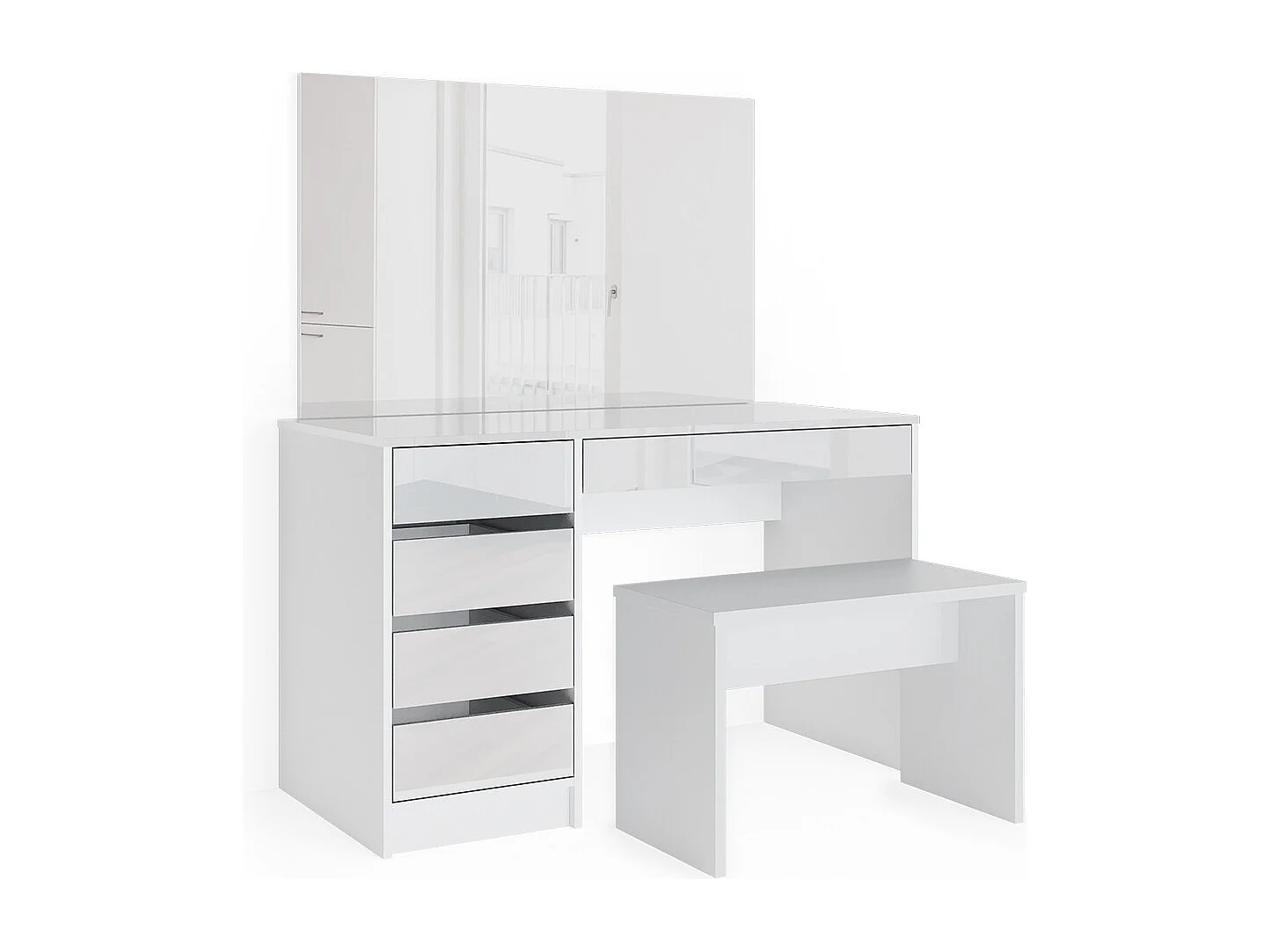 Tocador blanco 120x55x75 sherry