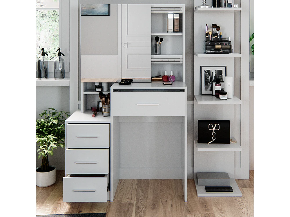 Schminktisch weiß 36x80x131.6 conrada