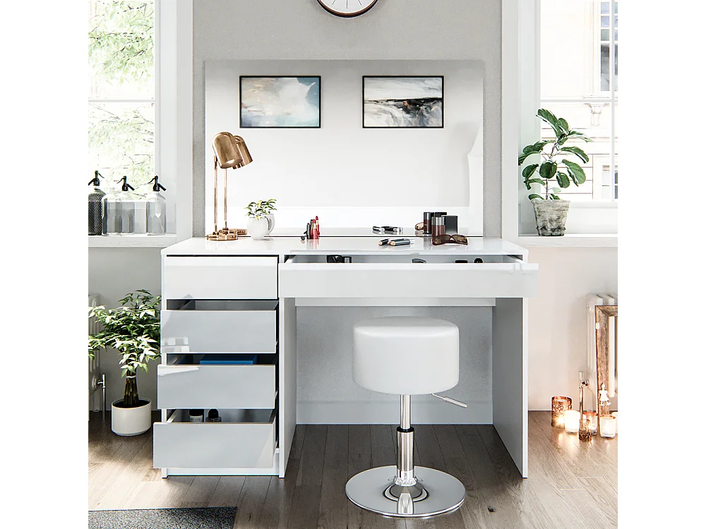 Tocador blanco 120x55x75 sherry