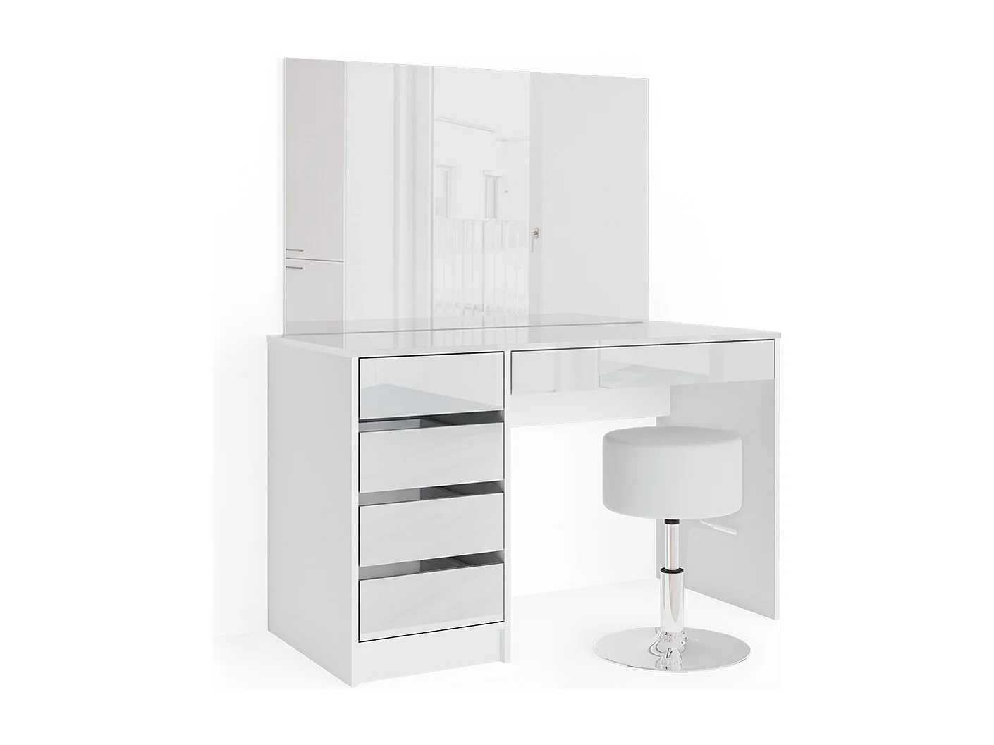 Coiffeuse blanc 120x55x75 sherry