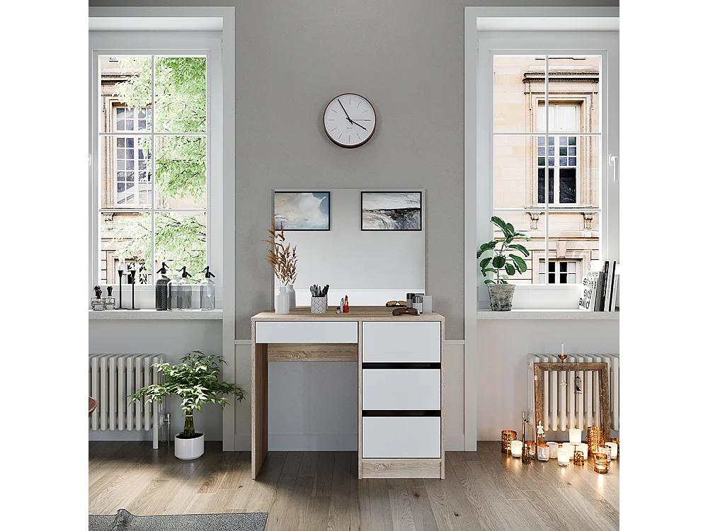 Coiffeuse sonoma 90x40x75 sherry