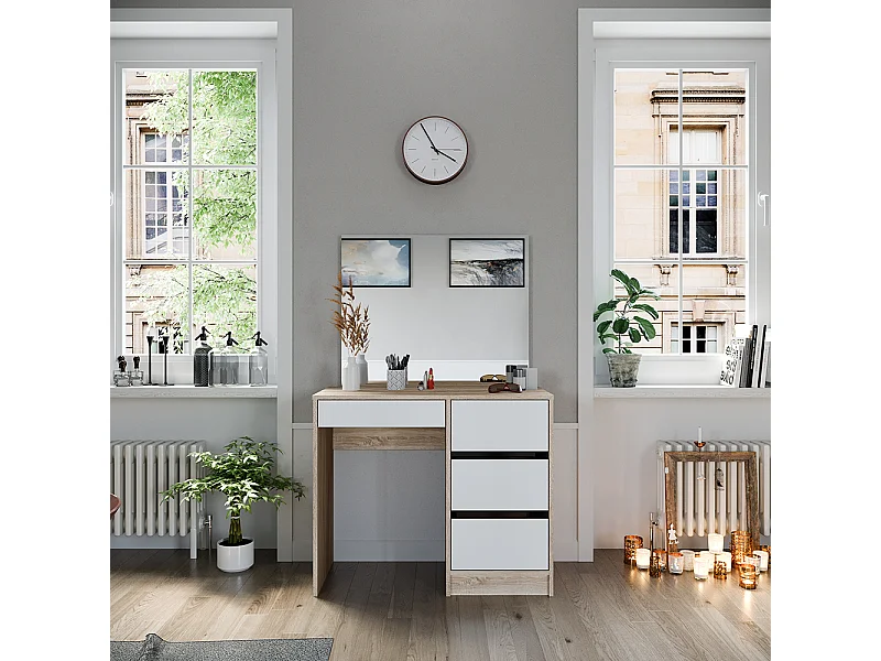 Coiffeuse sonoma 90x40x75 sherry