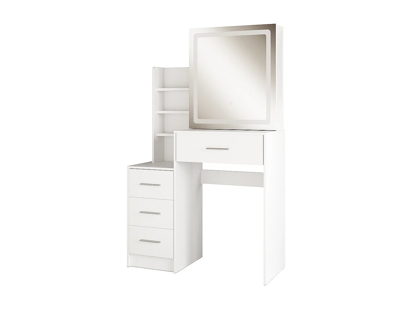 Coiffeuse blanc 80x36x131.6 lisca