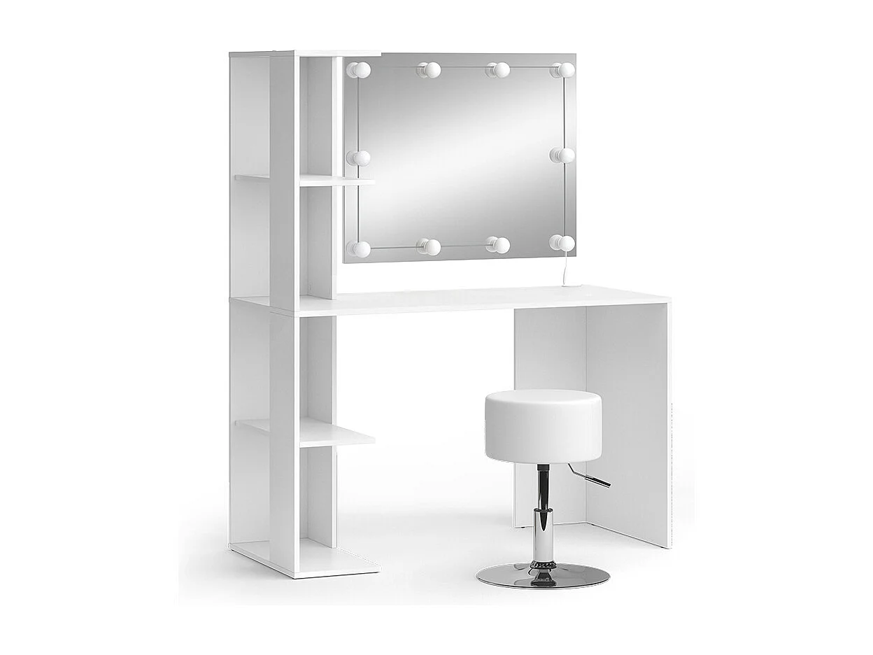 Tocador blanco 122.2x55.2x75.8 tower