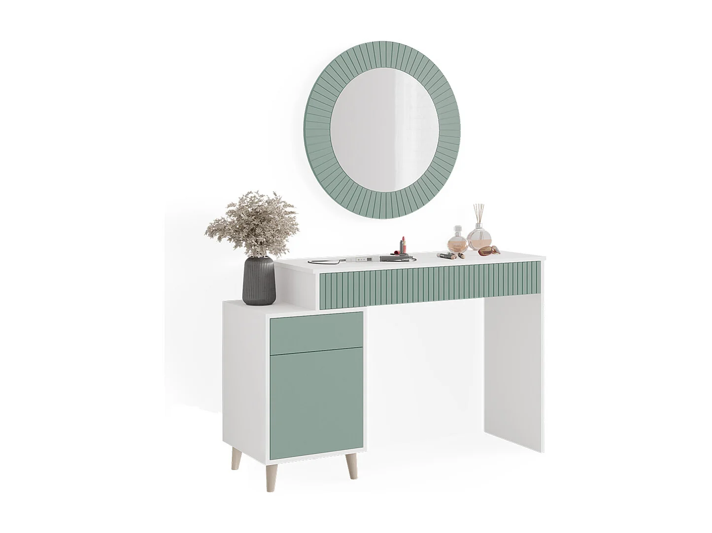 Kaptafel groen 120x40x77.2 arles