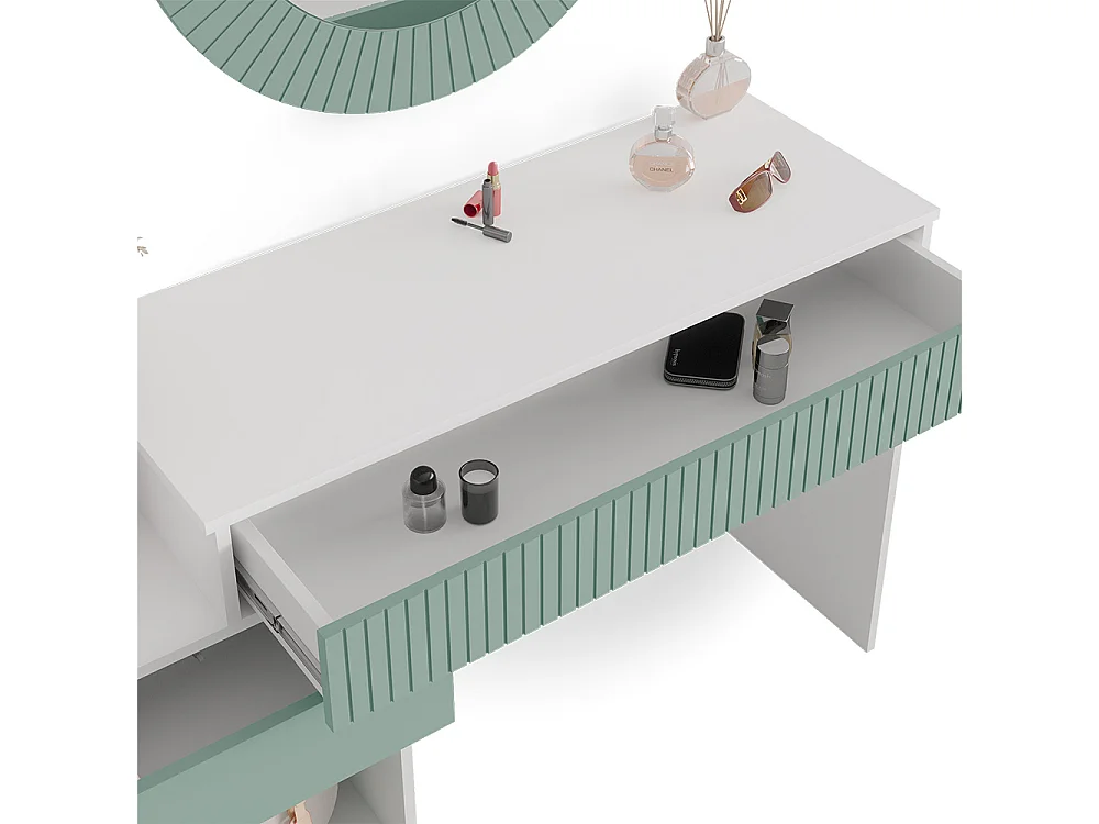 Coiffeuse vert 120x40x77.2 arles