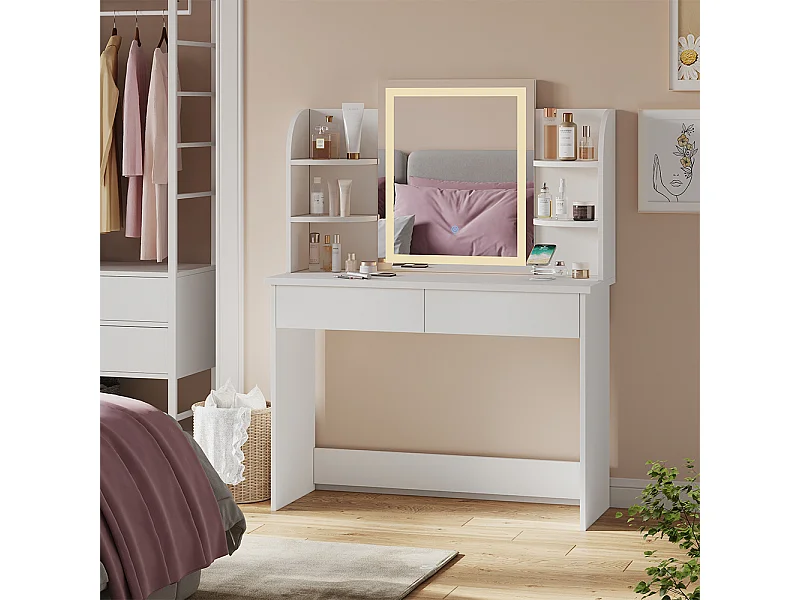 Toaletka biały 106x40x142 charlotte