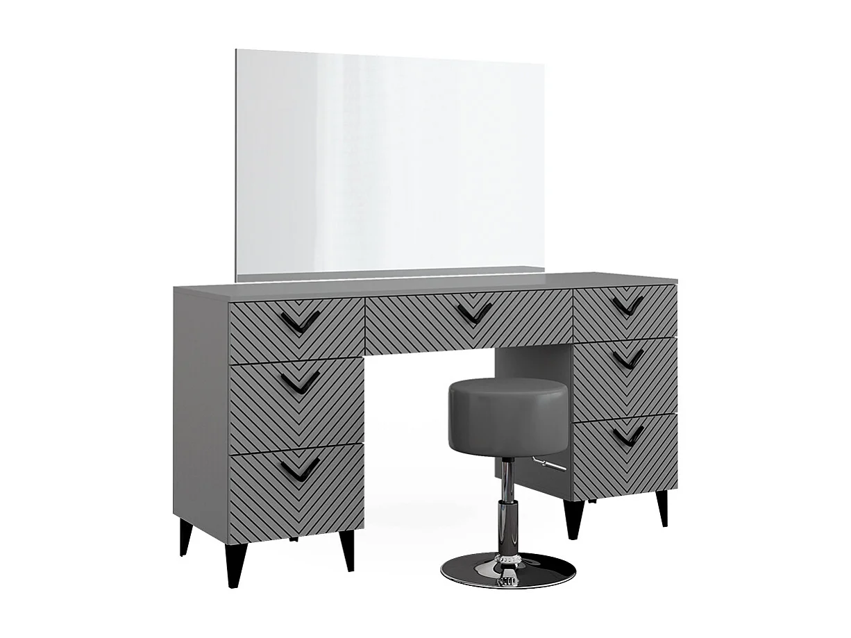 Coiffeuse gris 150x45x78.1 anett