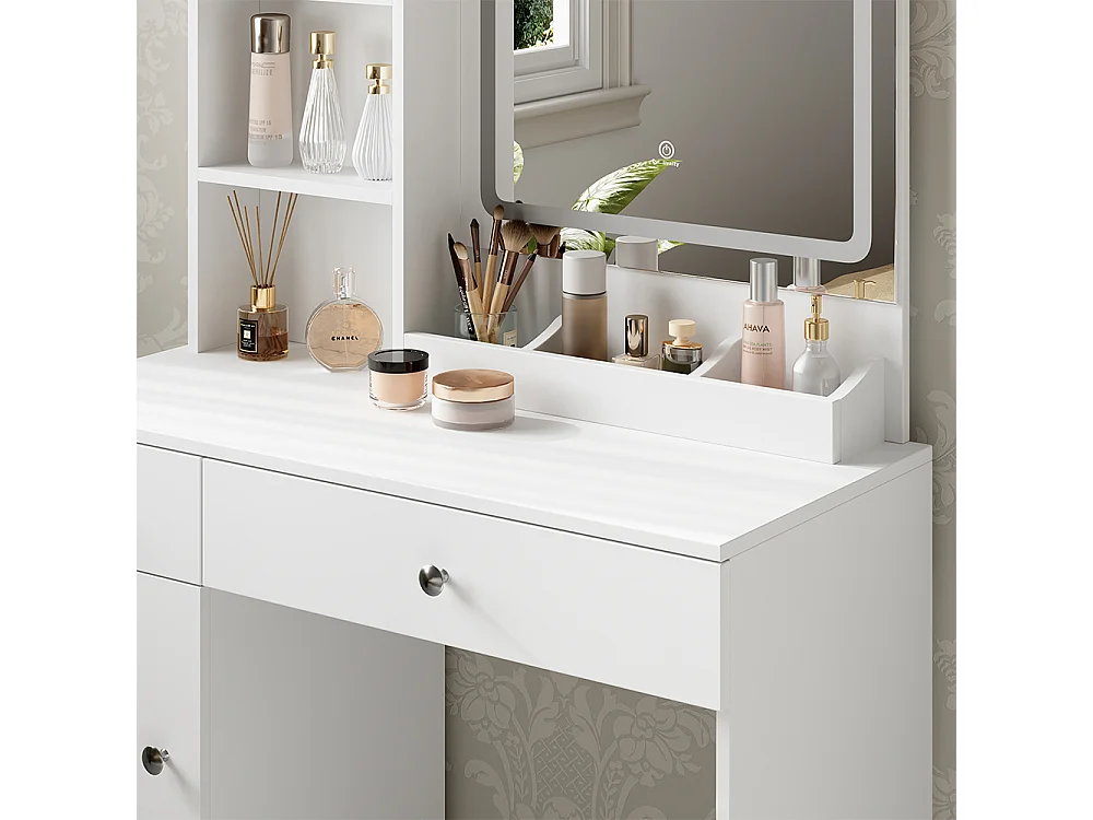 Dressing table white 90x40x139.5 silvia