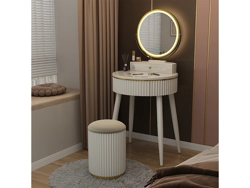 Tocador blanco 60x40x133 gesa