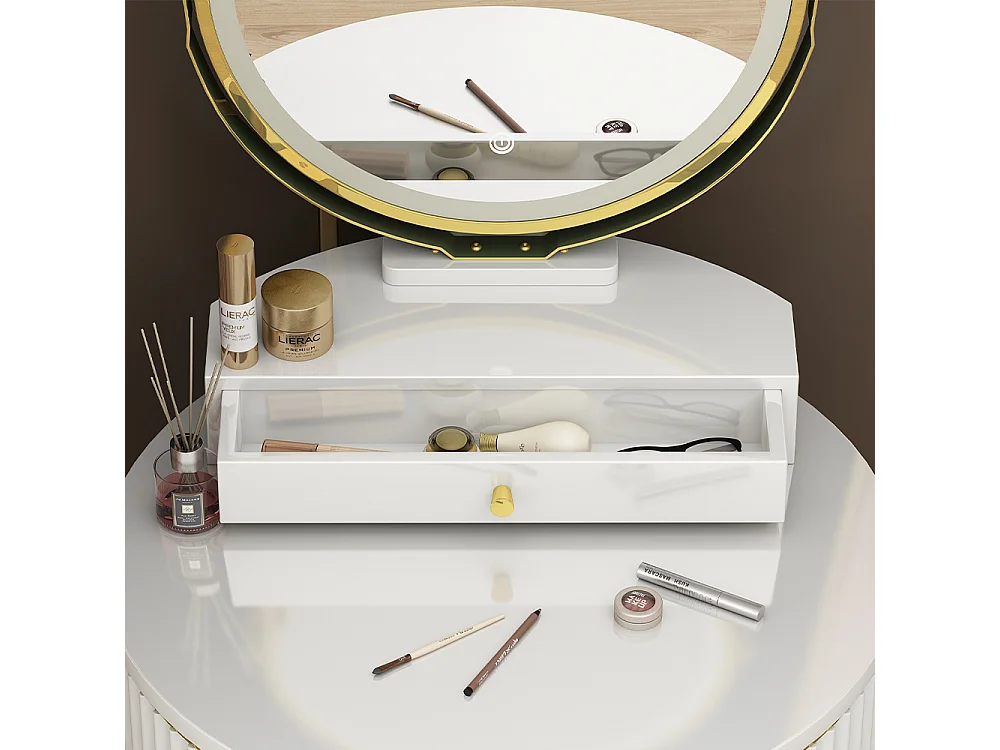 Dressing table white 60x40x133 gesa