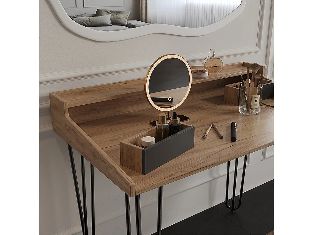 Tocador roble 110x60x89.5 sannar