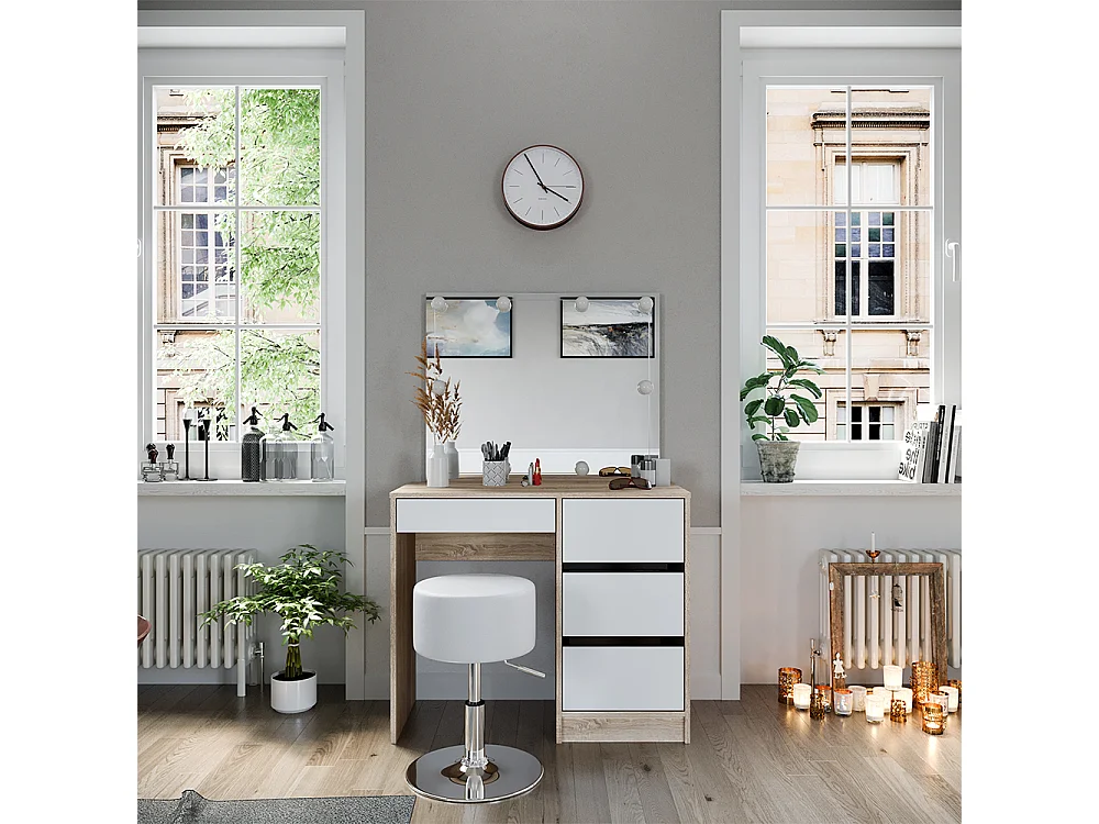 Vanity table sonoma 90x40x75 sherry