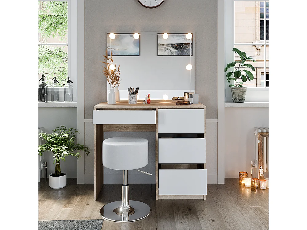 Vanity table sonoma 90x40x75 sherry