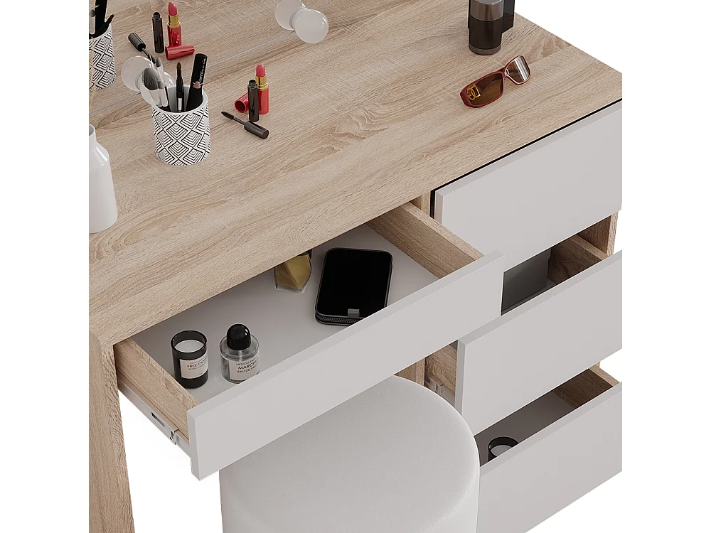 Vanity table sonoma 90x40x75 sherry