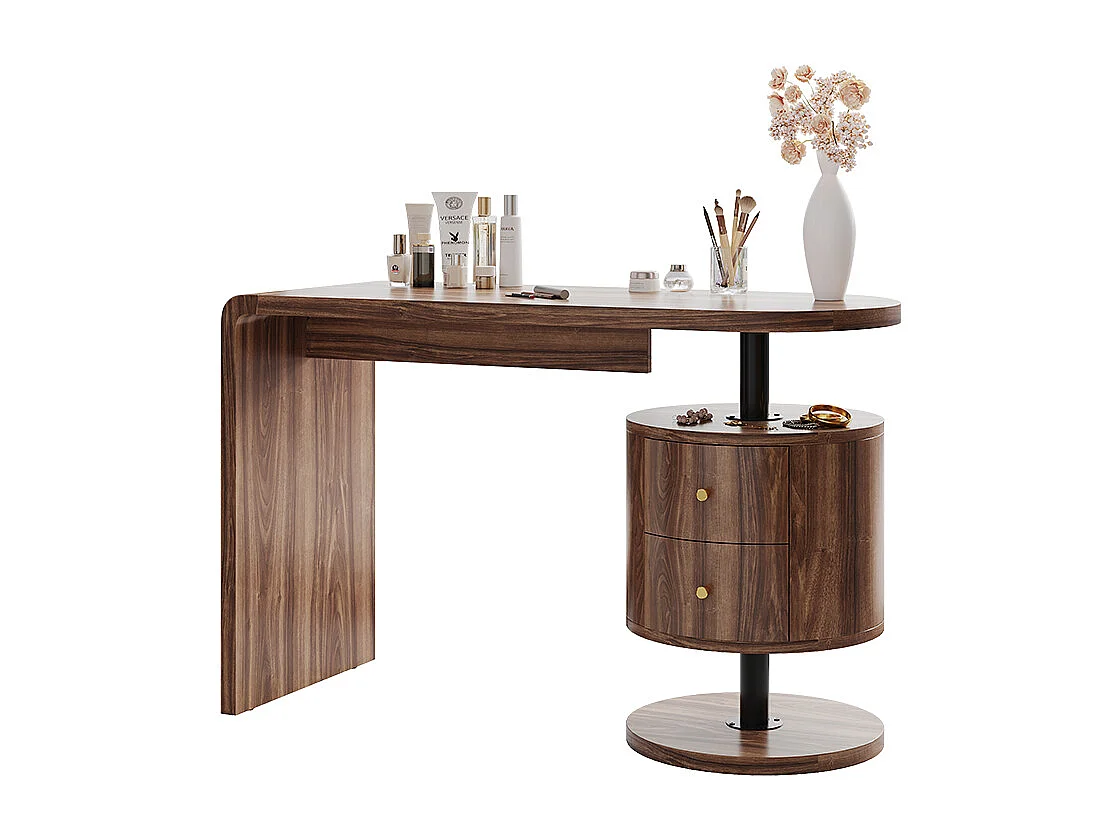 Schminktisch eiche rustikal 120x50x76 lara