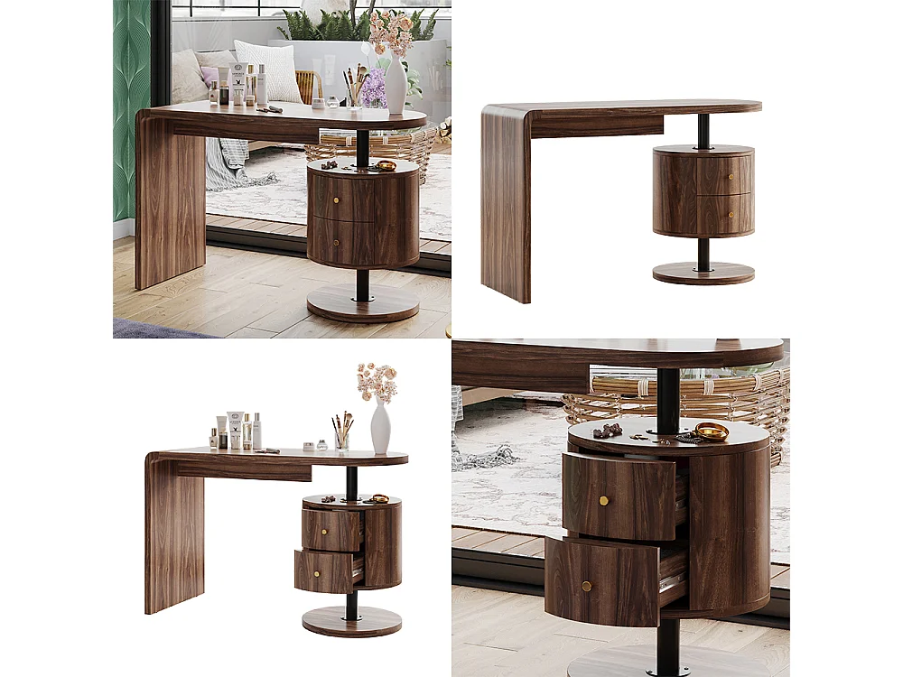 Dressing table rustic oak 120x50x76 lara