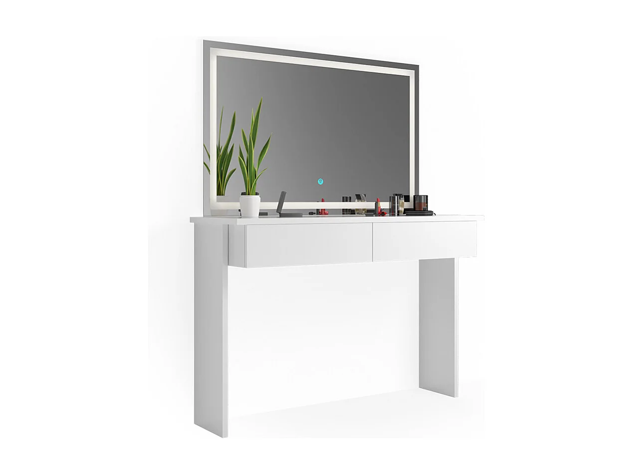 Tocador blanco 120x40x83 azur