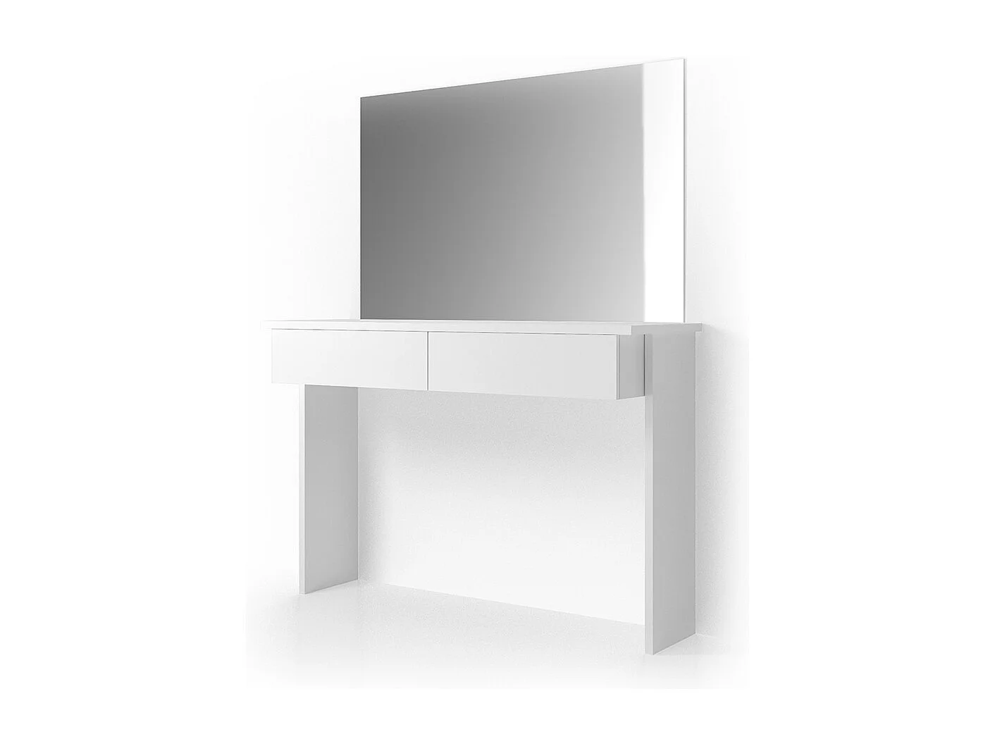 Makeupbord hvid 120x40x83 azur