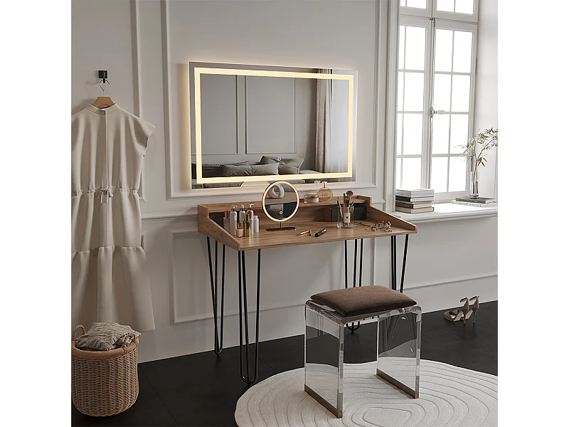 Tocador roble 110x60x89.5 sannar