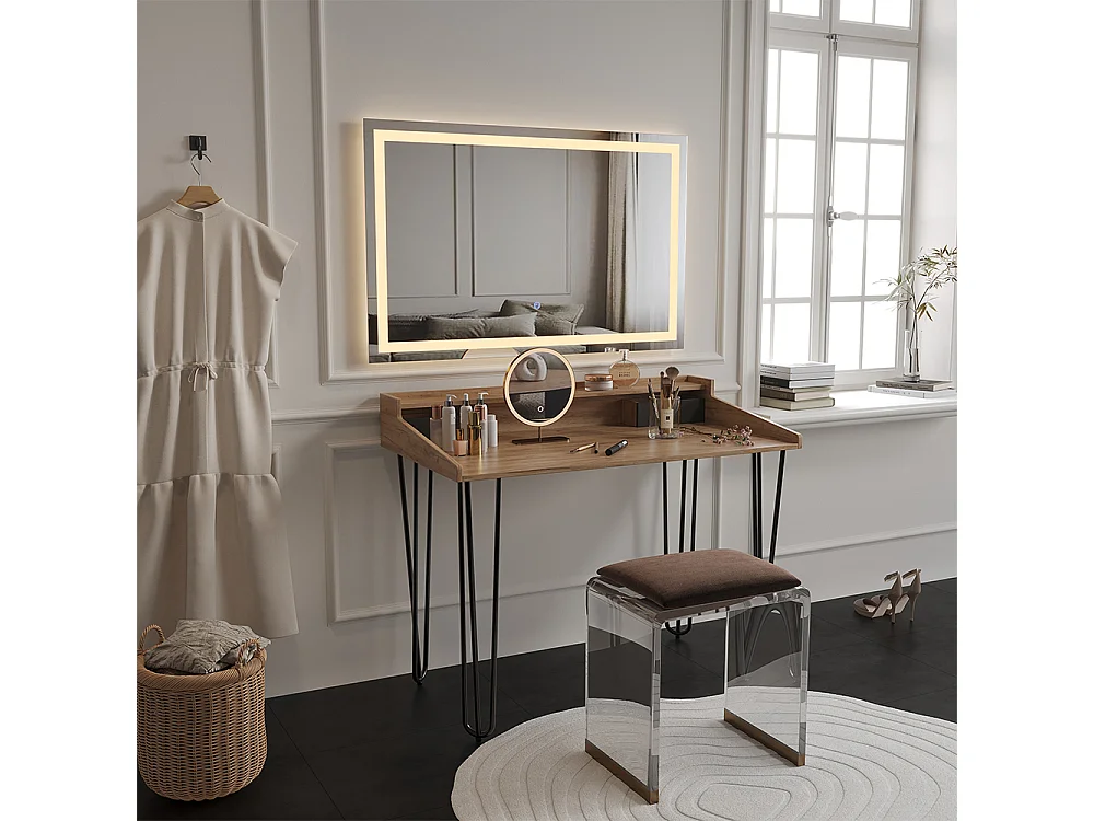 Tocador roble 110x60x89.5 sannar