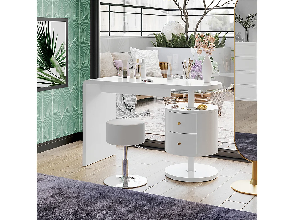 Kaptafel wit 120x50x76 lara