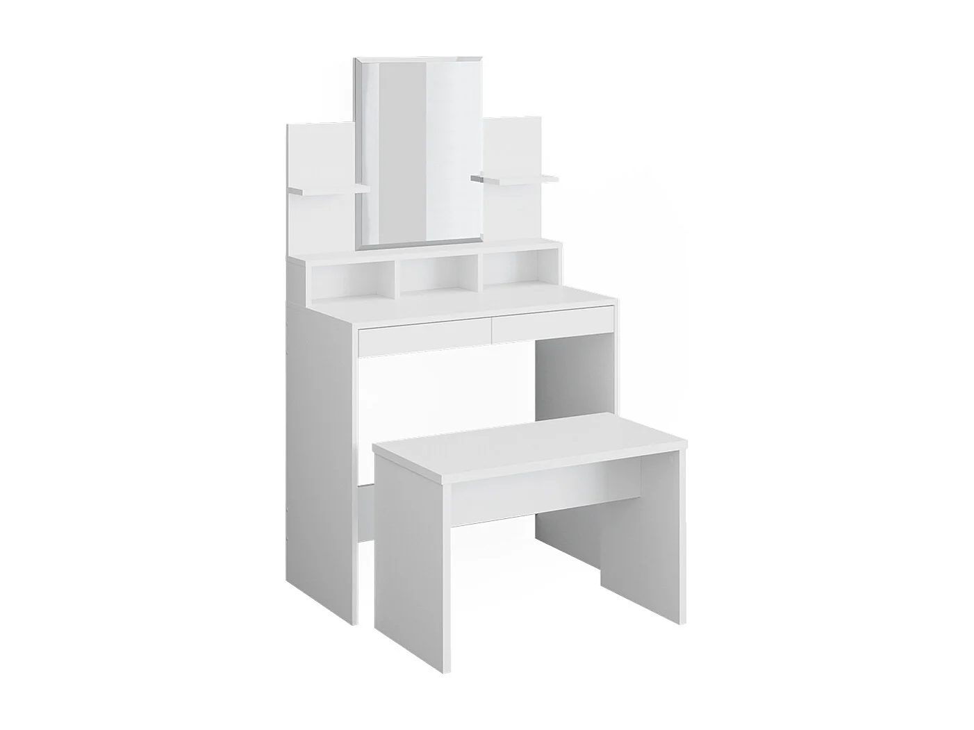 Coiffeuse blanc 80x40x139.6 ania