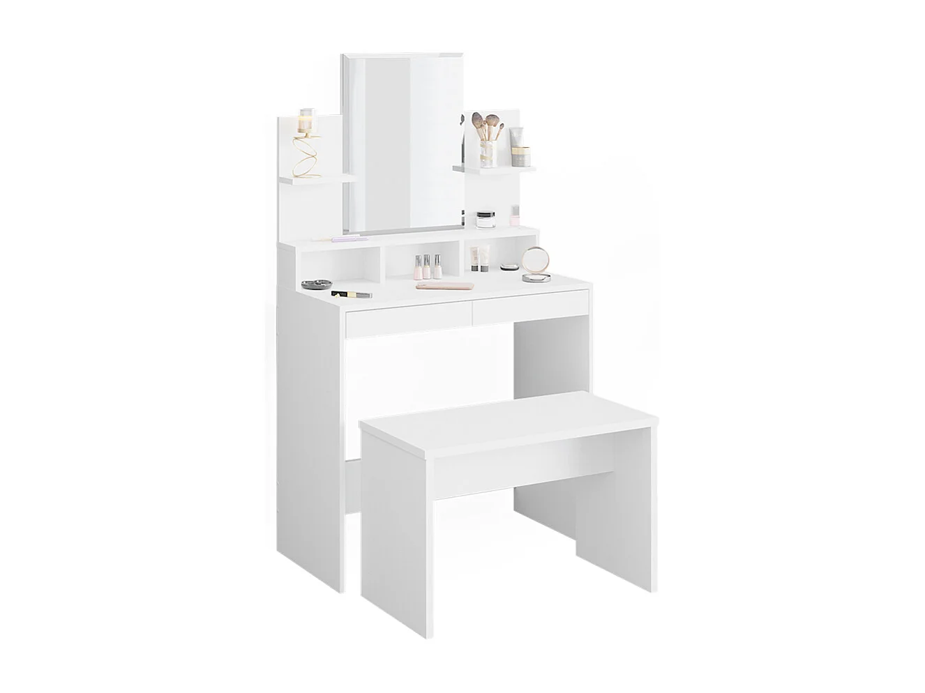 Vanity table white 80x40x139.6 ania