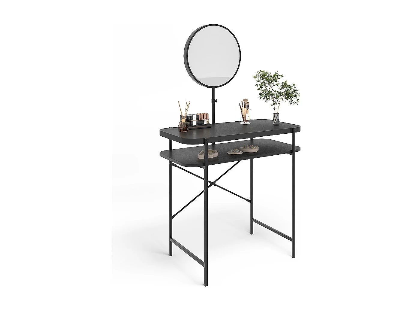 Tocador negro 80x40x76.5 skip