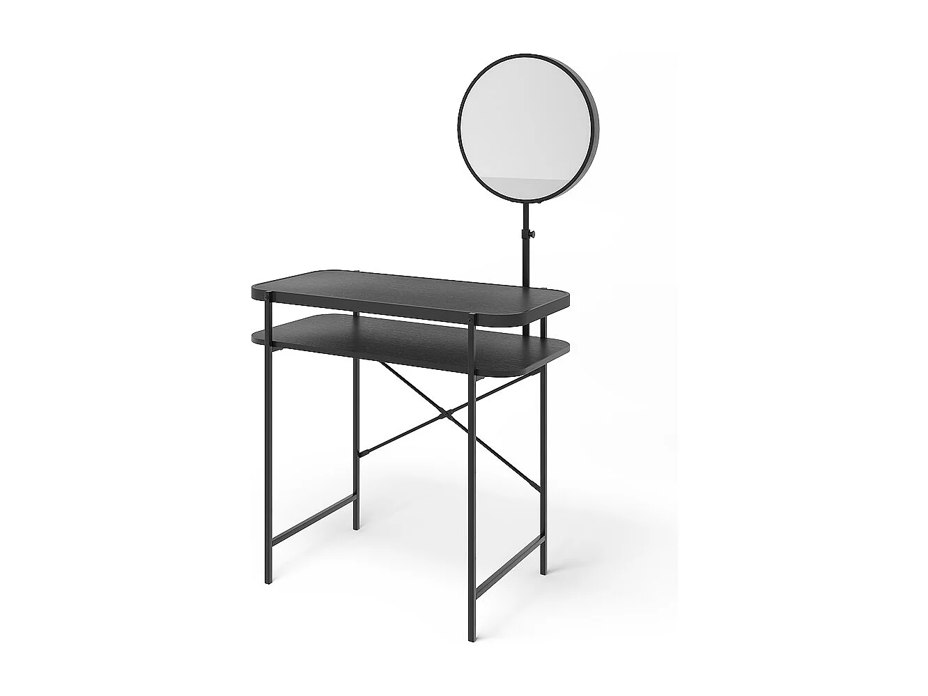 Coiffeuse noir 80x40x76.5 skip