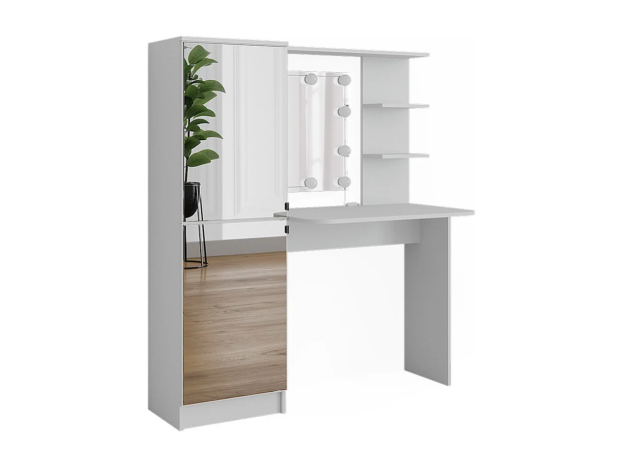 Tocador blanco 123x33x141.2 jasmin