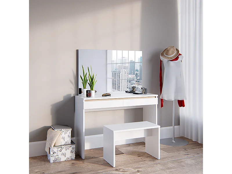 Kaptafel wit 120x41.8x83 emma