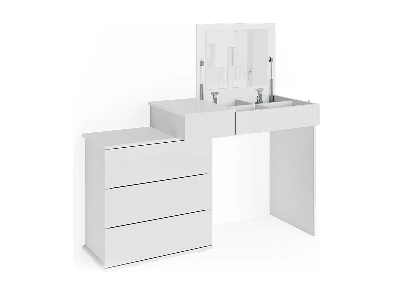 Coiffeuse blanc 117.4x45x78 lotos