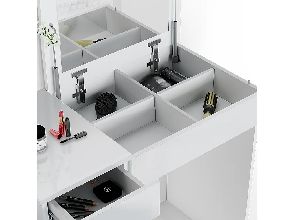 Coiffeuse blanc 117.4x45x78 lotos