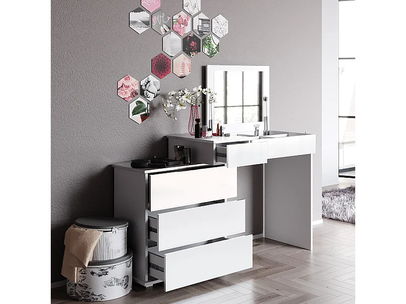 Kaptafel wit 117.4x45x78 lotos