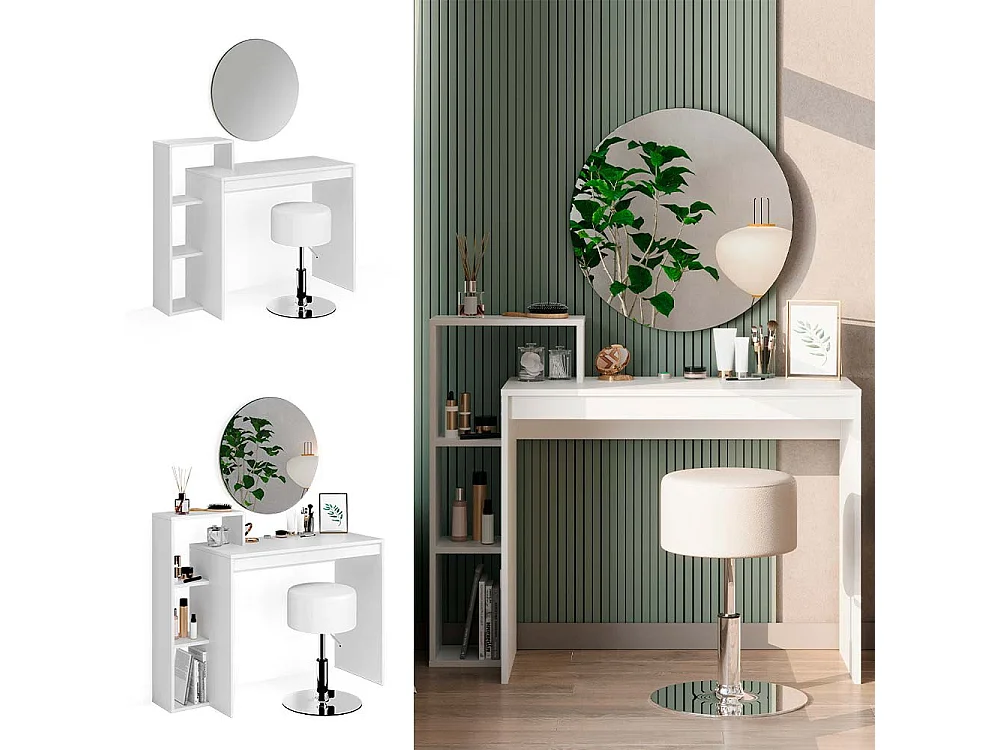 Tocador blanco 100x40x90 leo