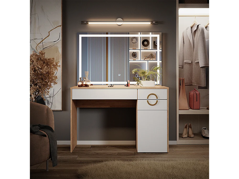 Tocador rockford hickory natural 115x55x76.4 adela