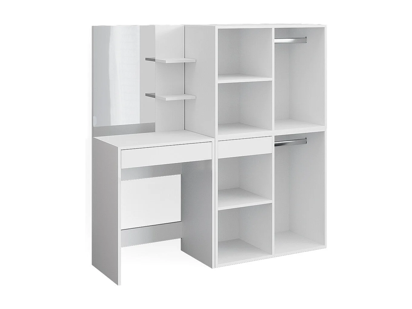 Tocador blanco 140x40x140 isabelle