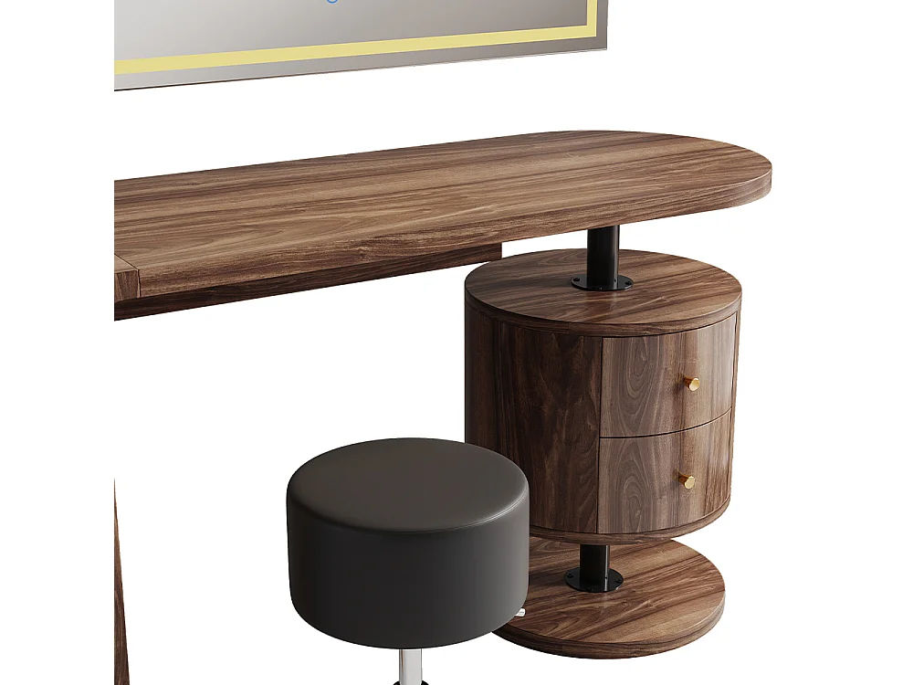 Coiffeuse chêne rustique 120x50x76 lara