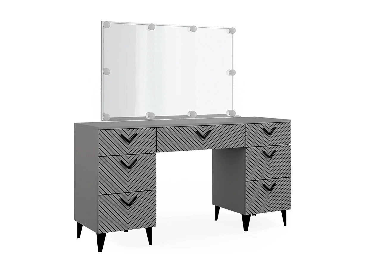 Kaptafel met licht grijs 150x45x78.1 anett