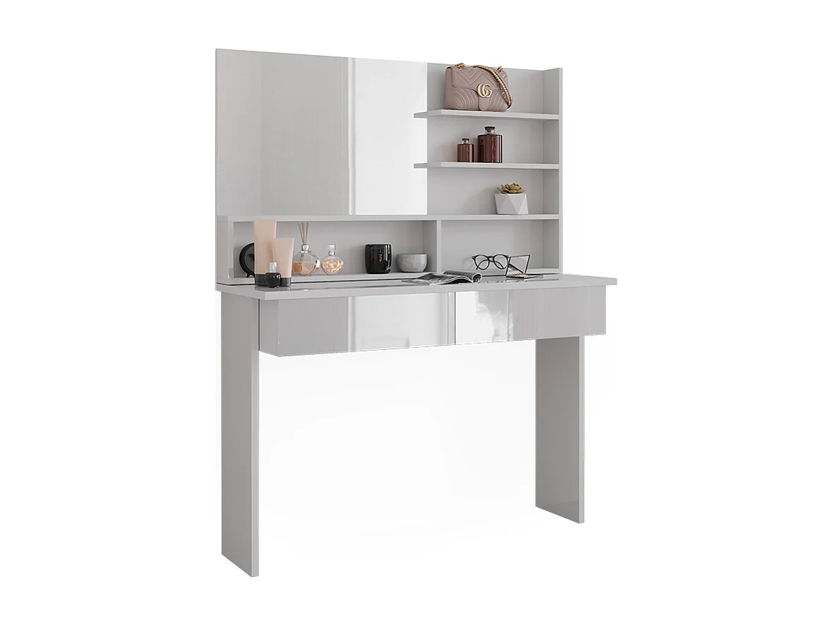 Coiffeuse blanc 120x40x83.5 azur