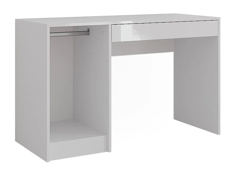 Kaptafel wit/wit hoogglans 119.8x50.1x76 sherry