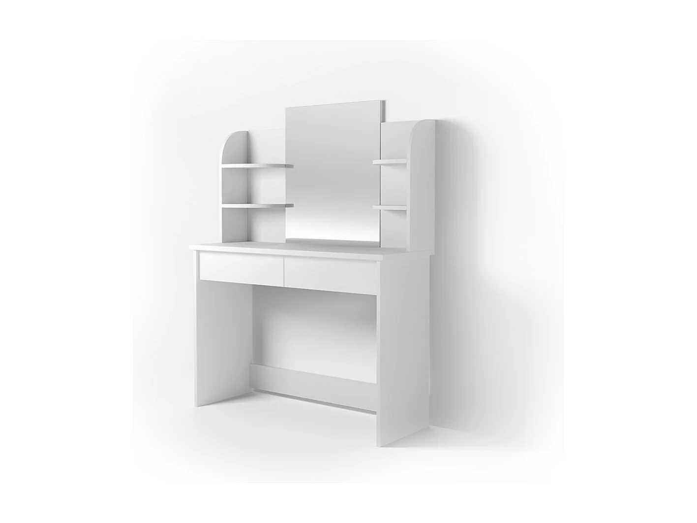 Schminktisch weiß 108x40x139 charlotte