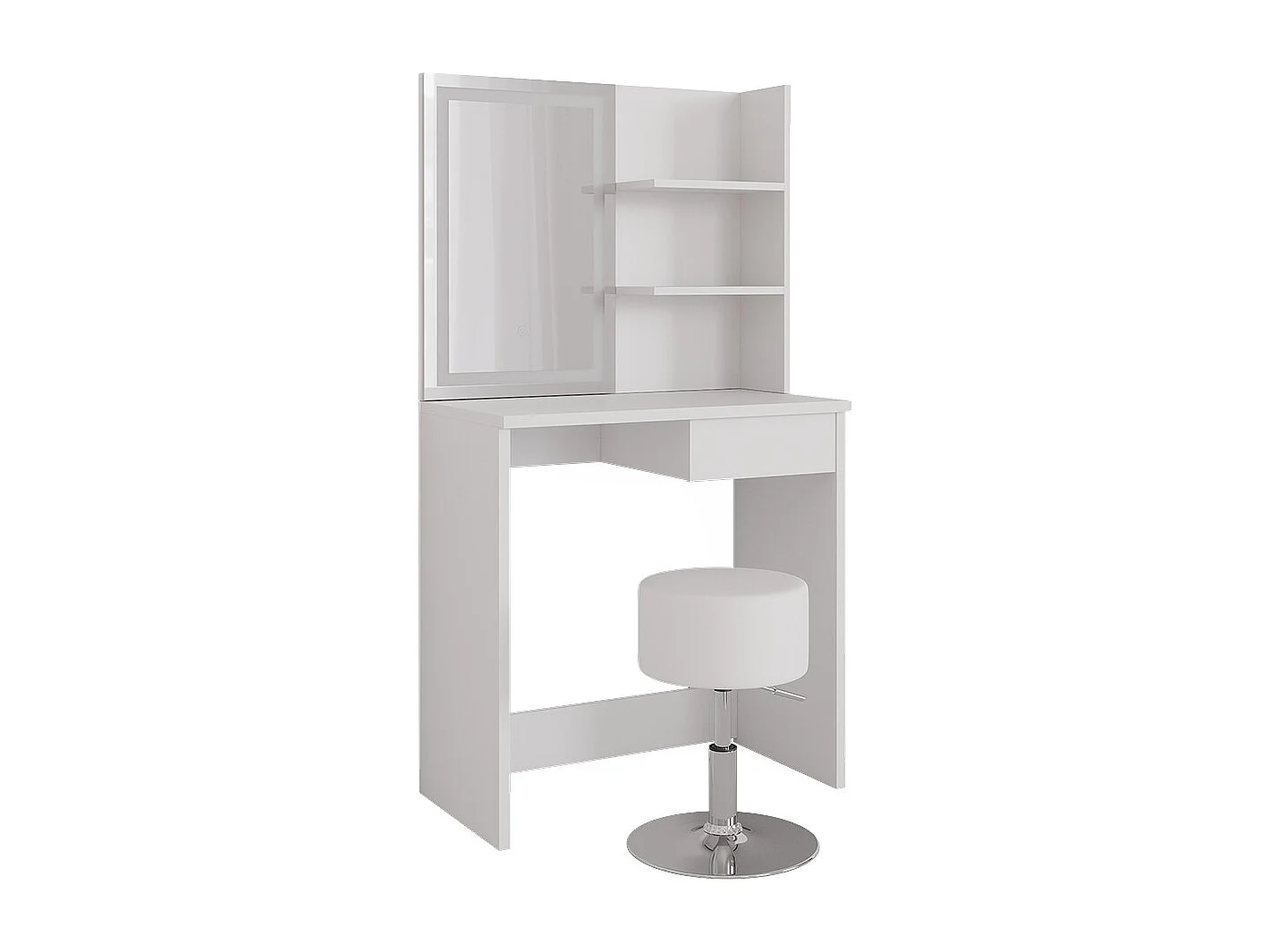 Coiffeuse blanc 75x40x141 dekos