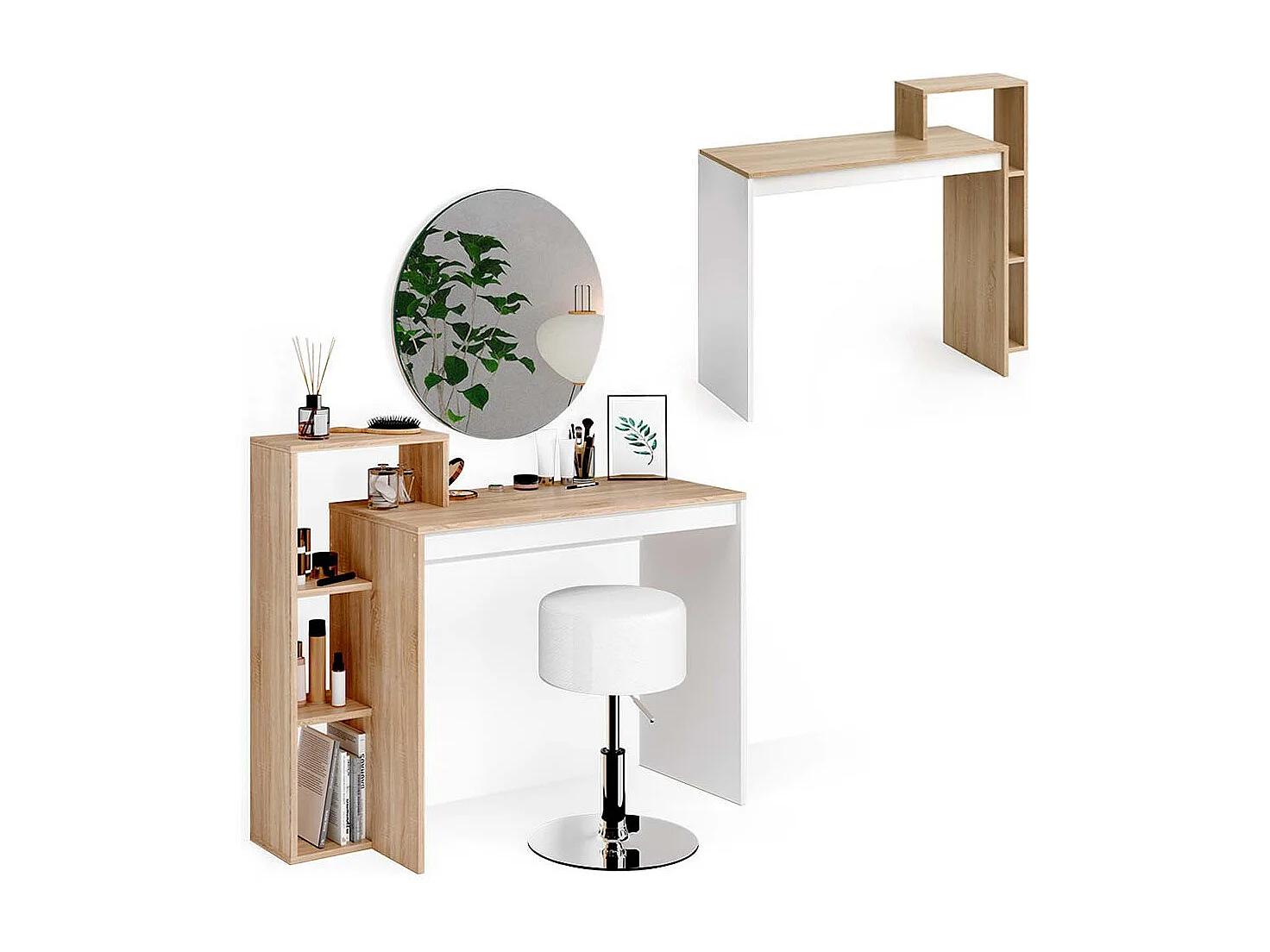 Coiffeuse sonoma 100x40x90 leo