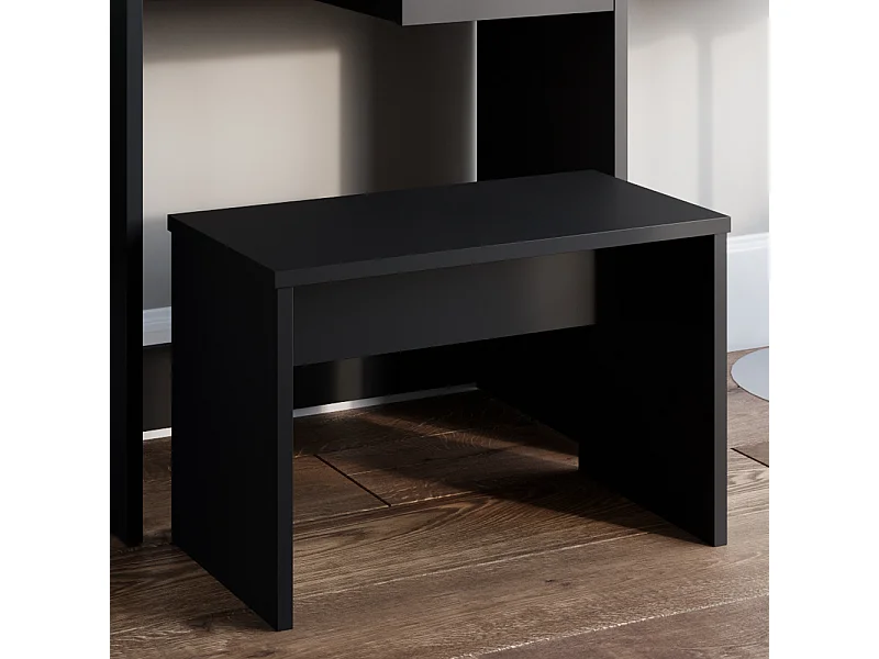 Banqueta negro 70x35x45.5