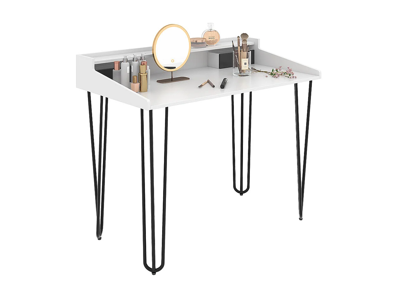 Coiffeuse blanc 110x60x89.5 sannar