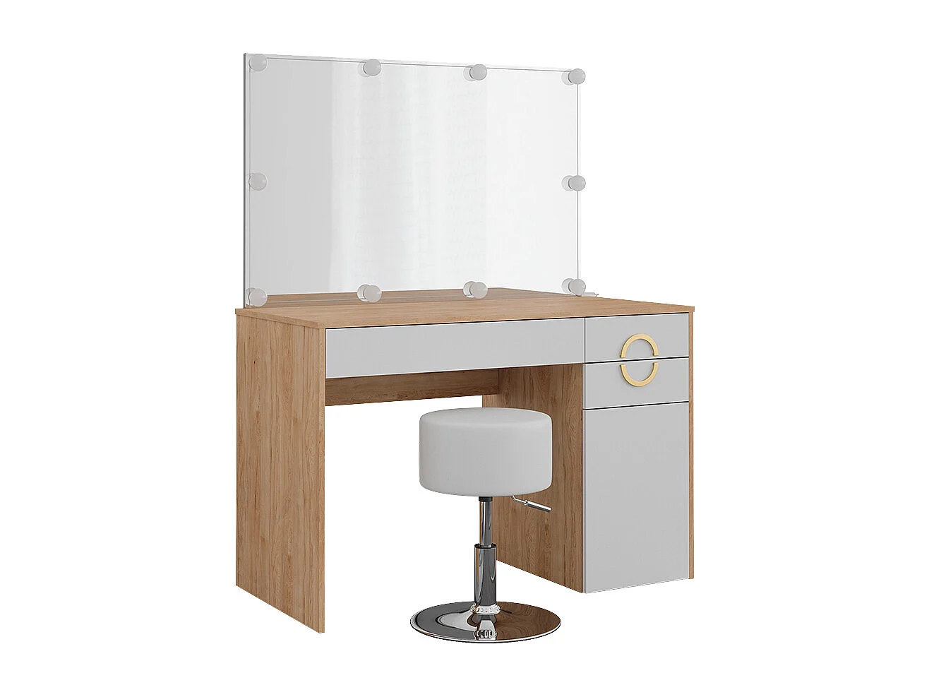 Tocador rockford hickory natural 115x55x76.4 adela