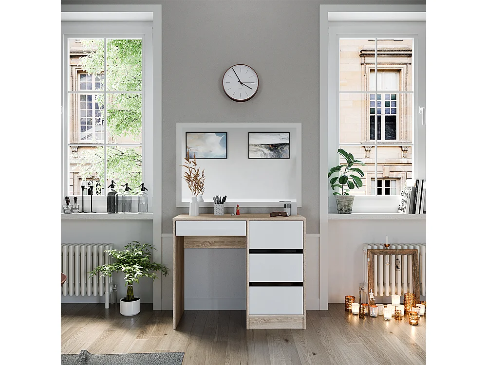 Coiffeuse sonoma 90x40x75 sherry